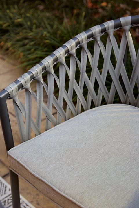 Palm Bliss Gray 5-pc Outdoor Dining Set