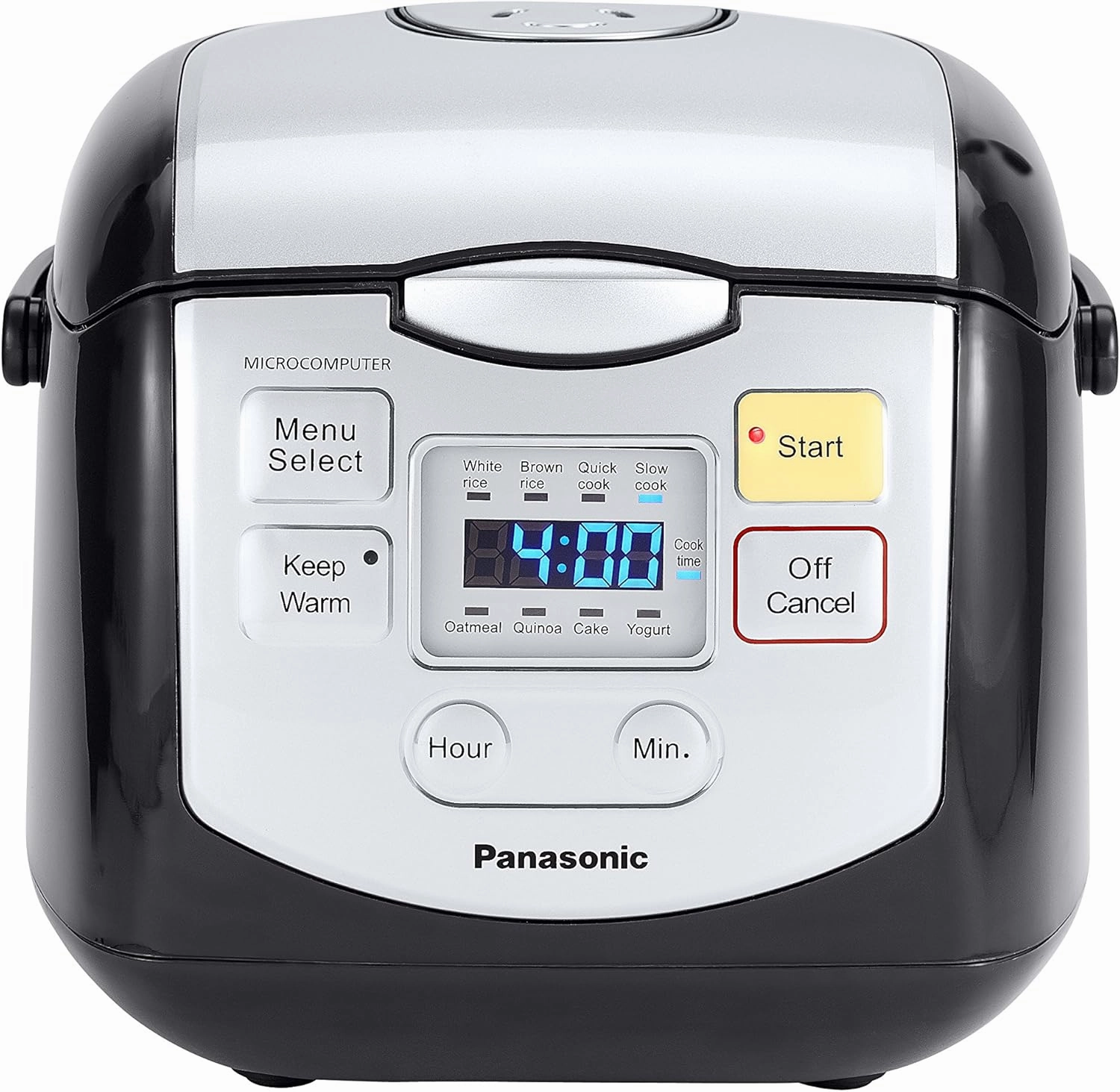 Panasonic SR-ZC075K 4-Cups (Uncooked) Rice Cooker & Multi-Cooker, Black