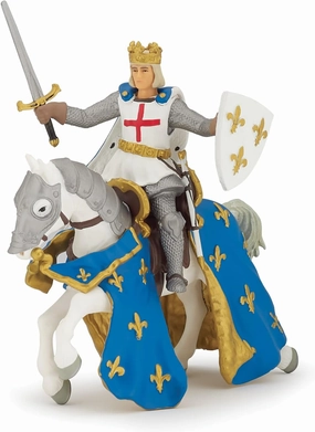 Papo Saint Louis and His Horse Toy Figure