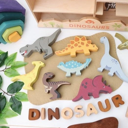 Parasaurolophus Wooden Dinosaur