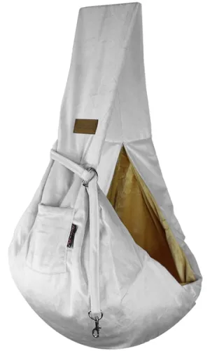 Parisian Pet - 'Gray Sling Carrier' for Dogs & Cats - Hands-Free Pet Transport Solution