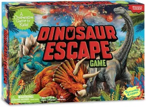 Peaceable Kingdom Dinosaur Escape Cooperative Memory Game of Logic and Luck for 2 - 4 Kids Ages 4  
