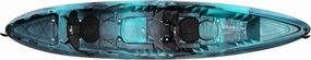 Perception Rambler | Sit on Top Tandem Kayak | Recreational Kayak for Two | Storage with Tie Downs