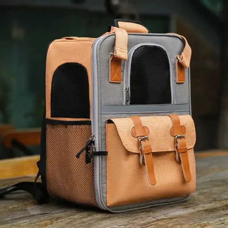 Pet Backpack - Portable Travel Carrier Bag for Dogs