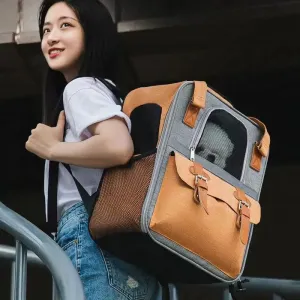 Pet Backpack - Portable Travel Carrier Bag for Dogs