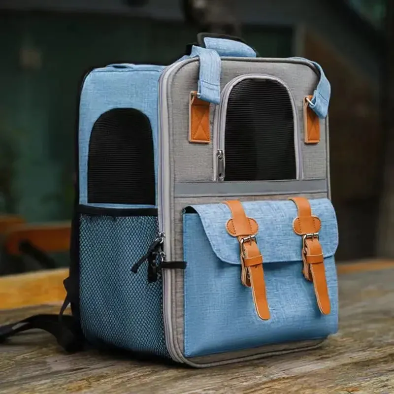 Pet Backpack - Portable Travel Carrier Bag for Dogs