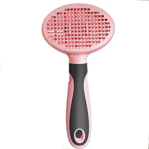 Pet brush, cat brush and dog brush for shedding-cat brushes for indoor cats,furminator for dogs.(Pink)
