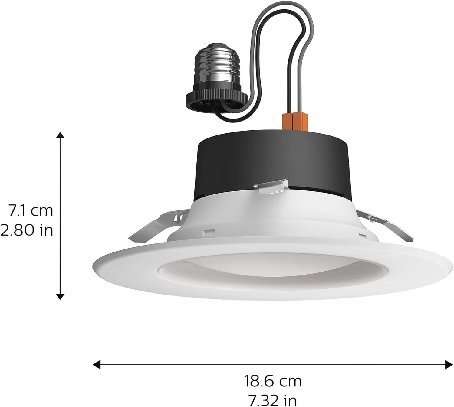 Philips Hue White Ambiance Extra Bright High Lumen Dimmable LED Smart Retrofit Recessed 4" Downlight Compatible with Amazon Alexa Apple HomeKit and Google Assistant