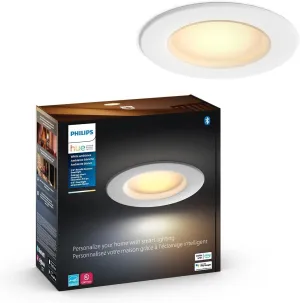 Philips Hue White Ambiance Extra Bright High Lumen Dimmable LED Smart Retrofit Recessed 4" Downlight Compatible with Amazon Alexa Apple HomeKit and Google Assistant
