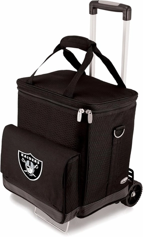 PICNIC TIME NFL Unisex-Adult NFL Cellar 6-Bottle Wine Carrier & Cooler Tote with Trolley