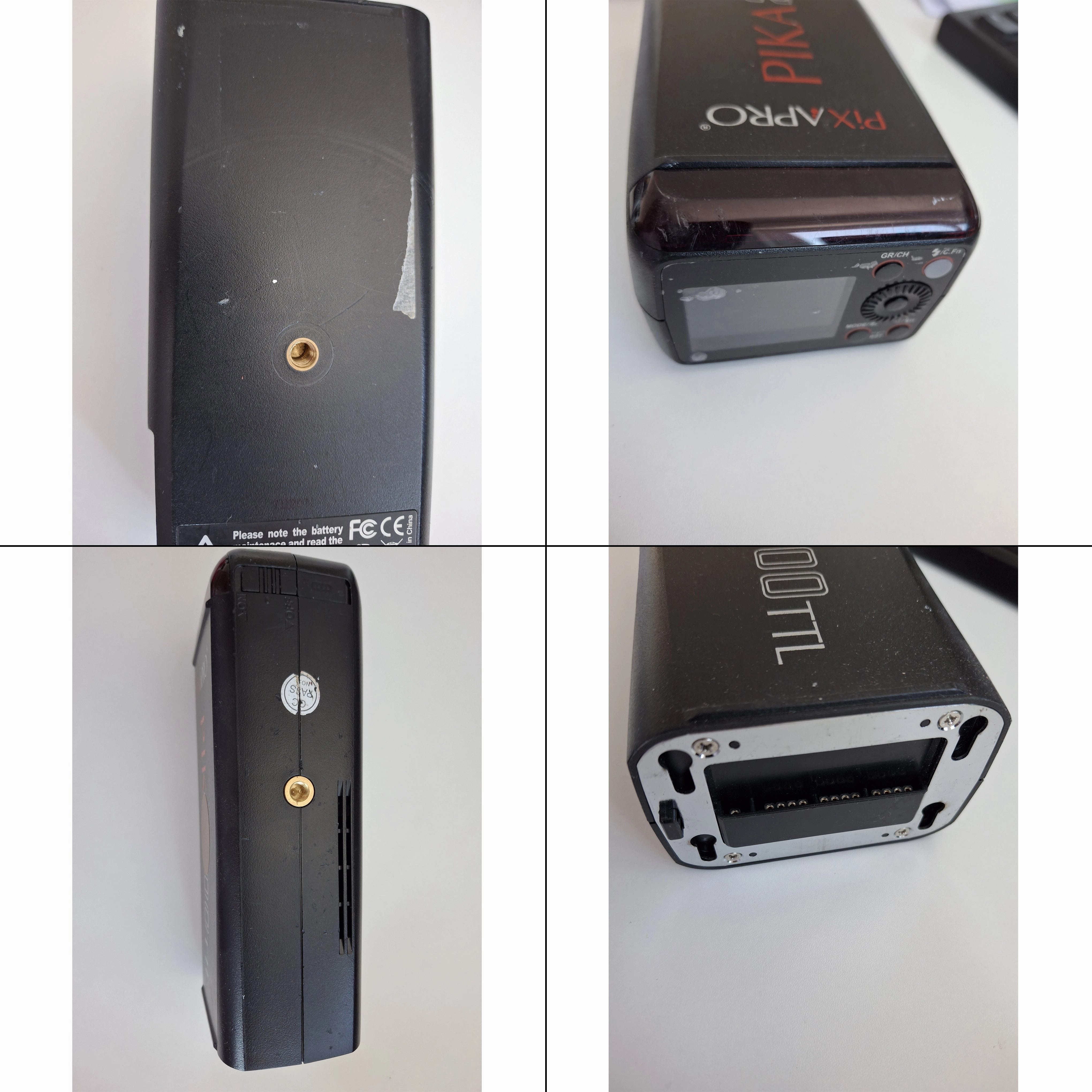 PIKA200 Portable Battery Powered TTL Mini Flash (Godox AD200) - Condition OK