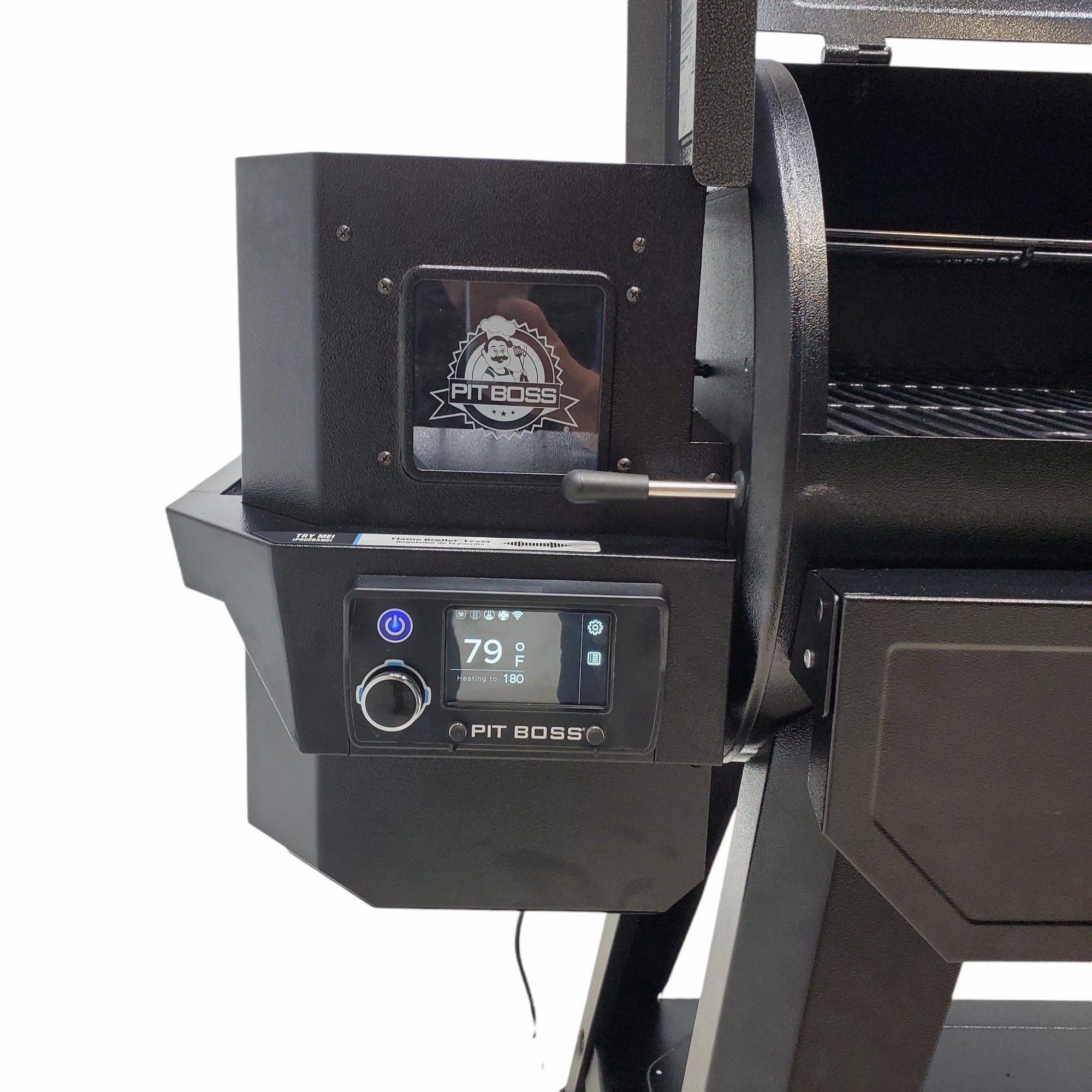 Pit Boss Wood Pellet Pro Series V3 1150-Sq in Grey Pellet Grill with Smart Compatibility - Open Box