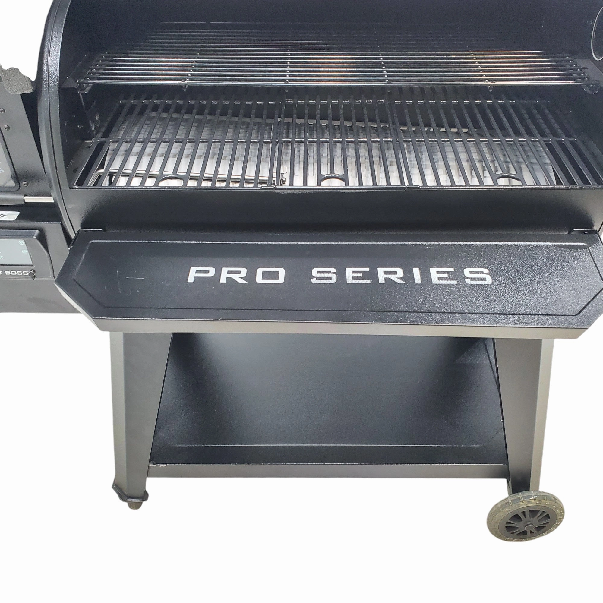 Pit Boss Wood Pellet Pro Series V3 1150-Sq in Grey Pellet Grill with Smart Compatibility - Open Box