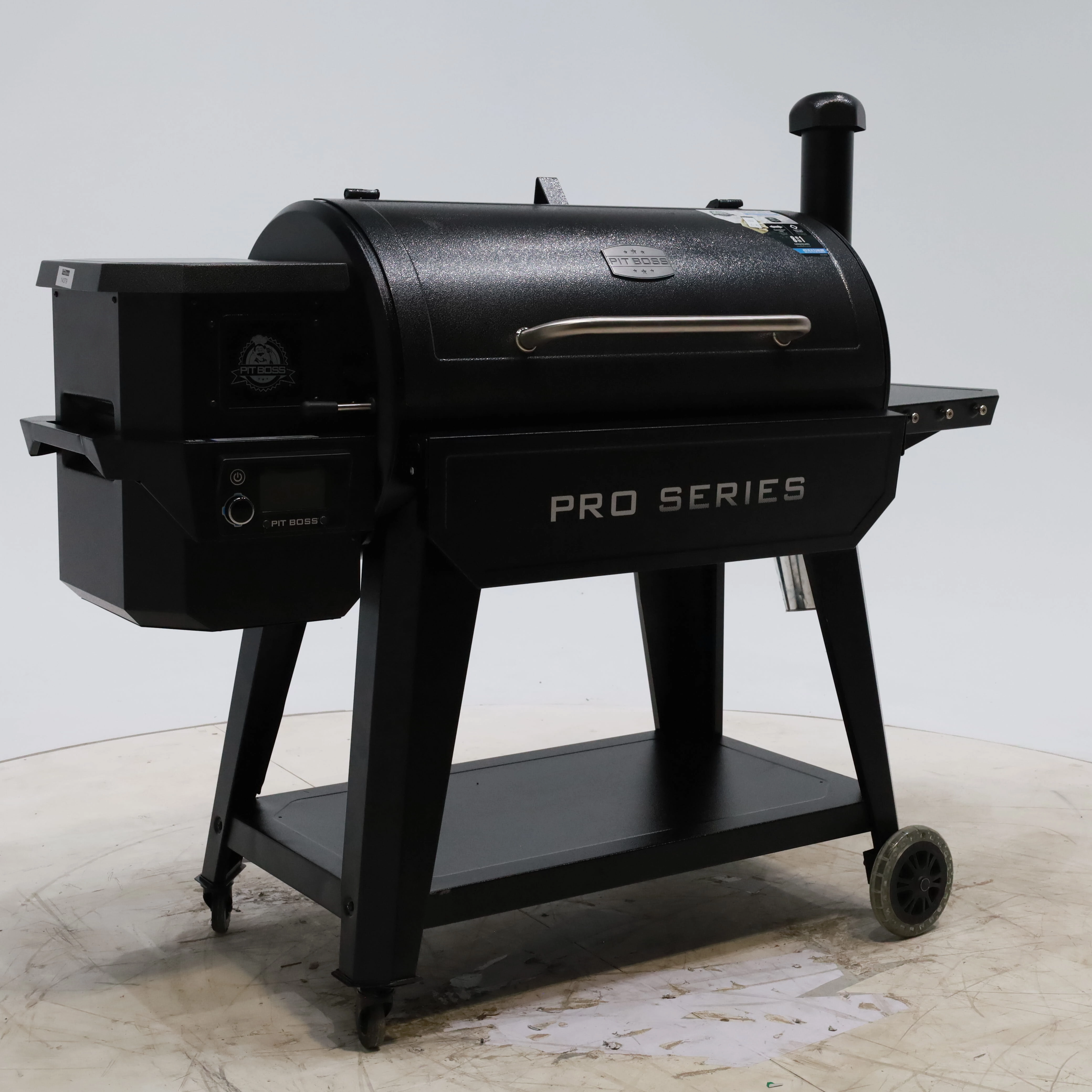 Pit Boss Wood Pellet Pro Series V3 1150-Sq in Grey Pellet Grill with Smart Compatibility - Open Box
