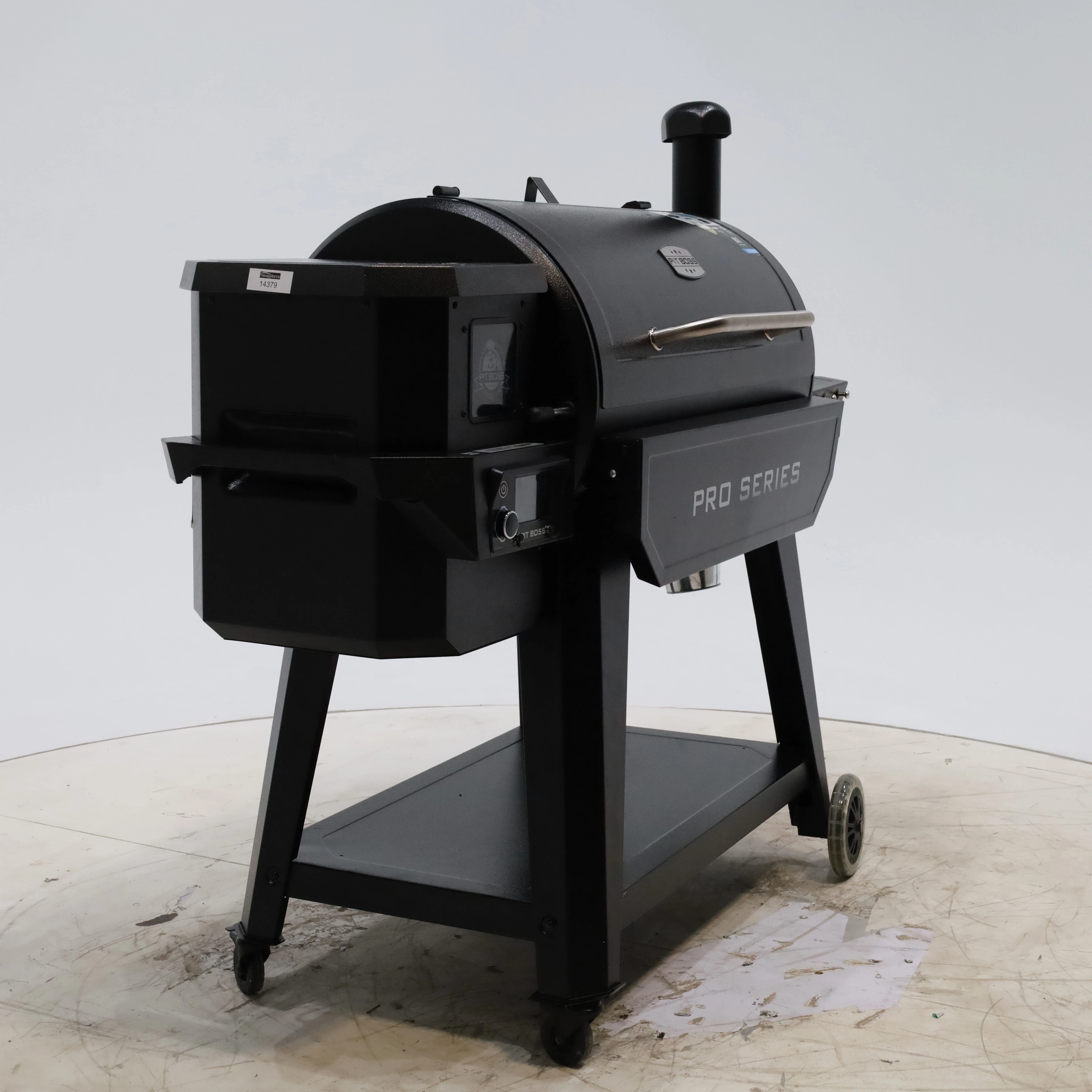Pit Boss Wood Pellet Pro Series V3 1150-Sq in Grey Pellet Grill with Smart Compatibility - Open Box