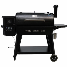 Pit Boss Wood Pellet Pro Series V3 1150-Sq in Grey Pellet Grill with Smart Compatibility - Open Box