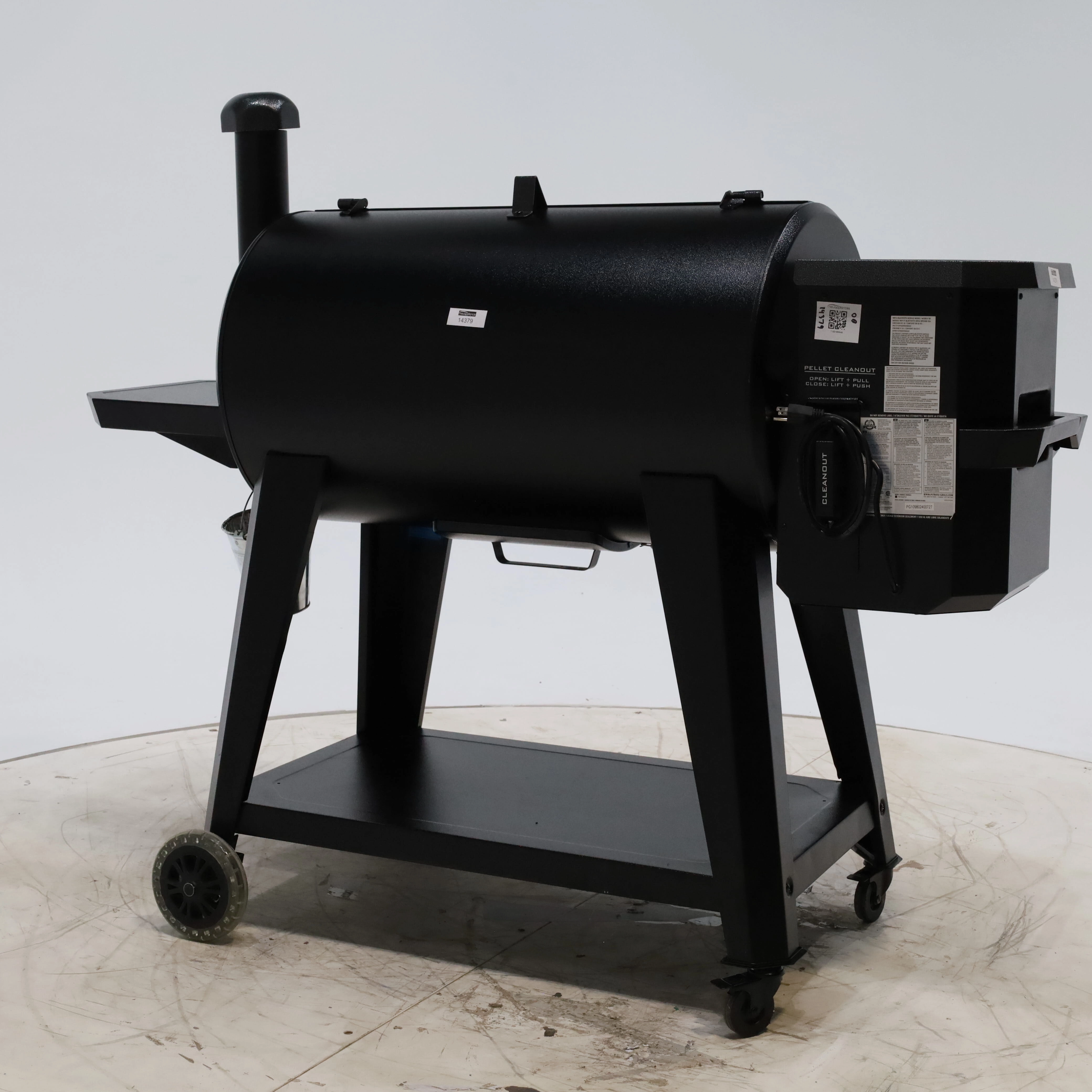 Pit Boss Wood Pellet Pro Series V3 1150-Sq in Grey Pellet Grill with Smart Compatibility - Open Box