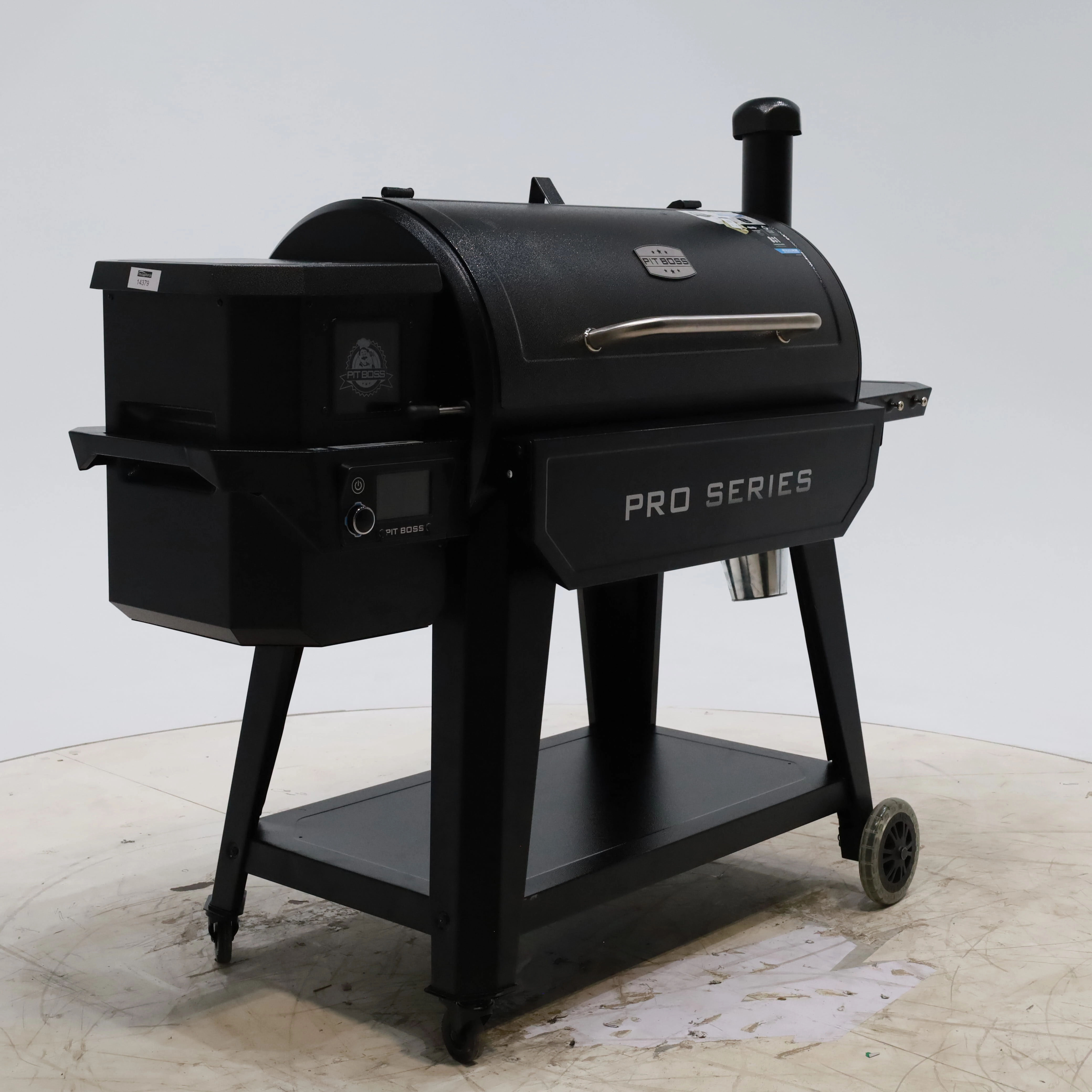 Pit Boss Wood Pellet Pro Series V3 1150-Sq in Grey Pellet Grill with Smart Compatibility - Open Box
