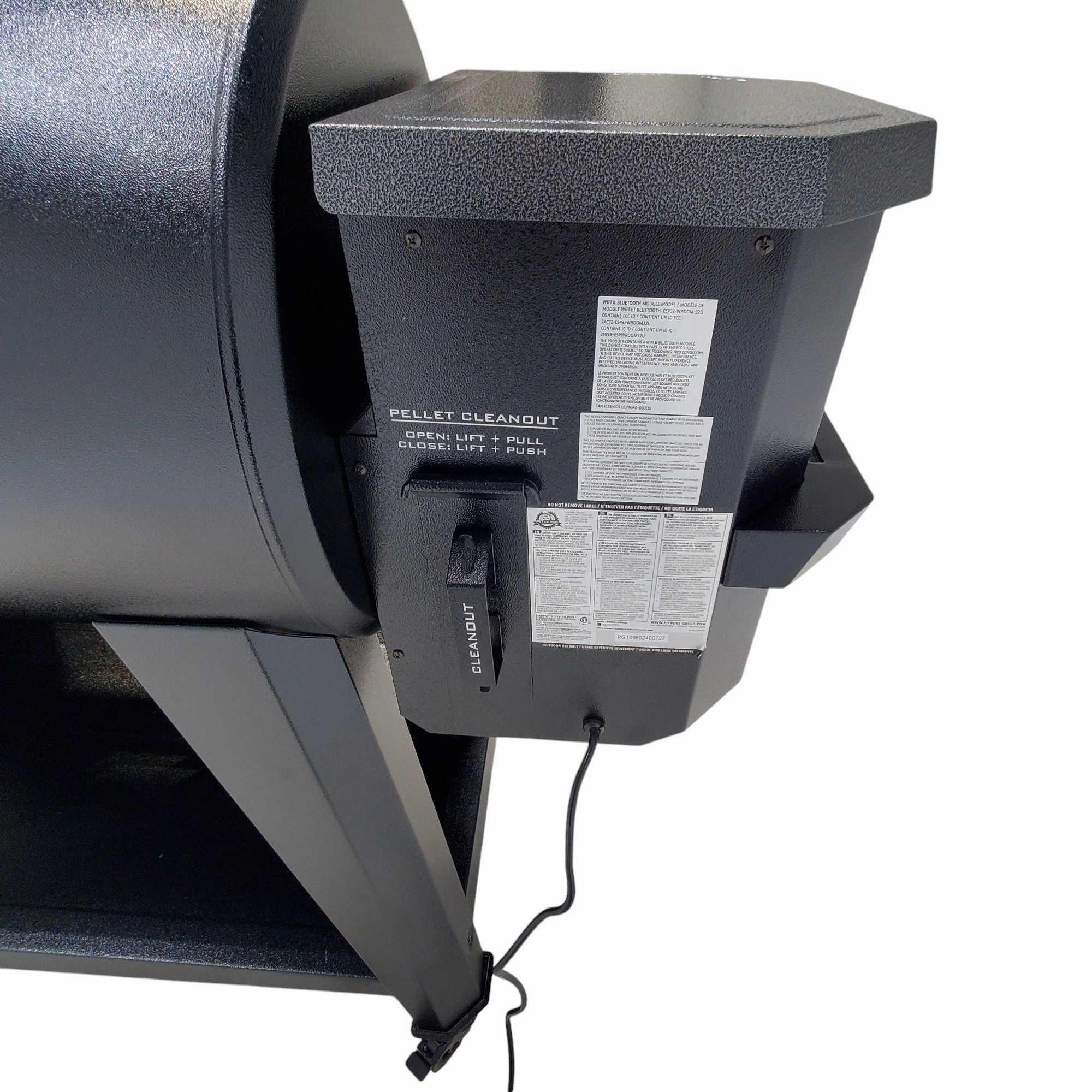 Pit Boss Wood Pellet Pro Series V3 1150-Sq in Grey Pellet Grill with Smart Compatibility - Open Box
