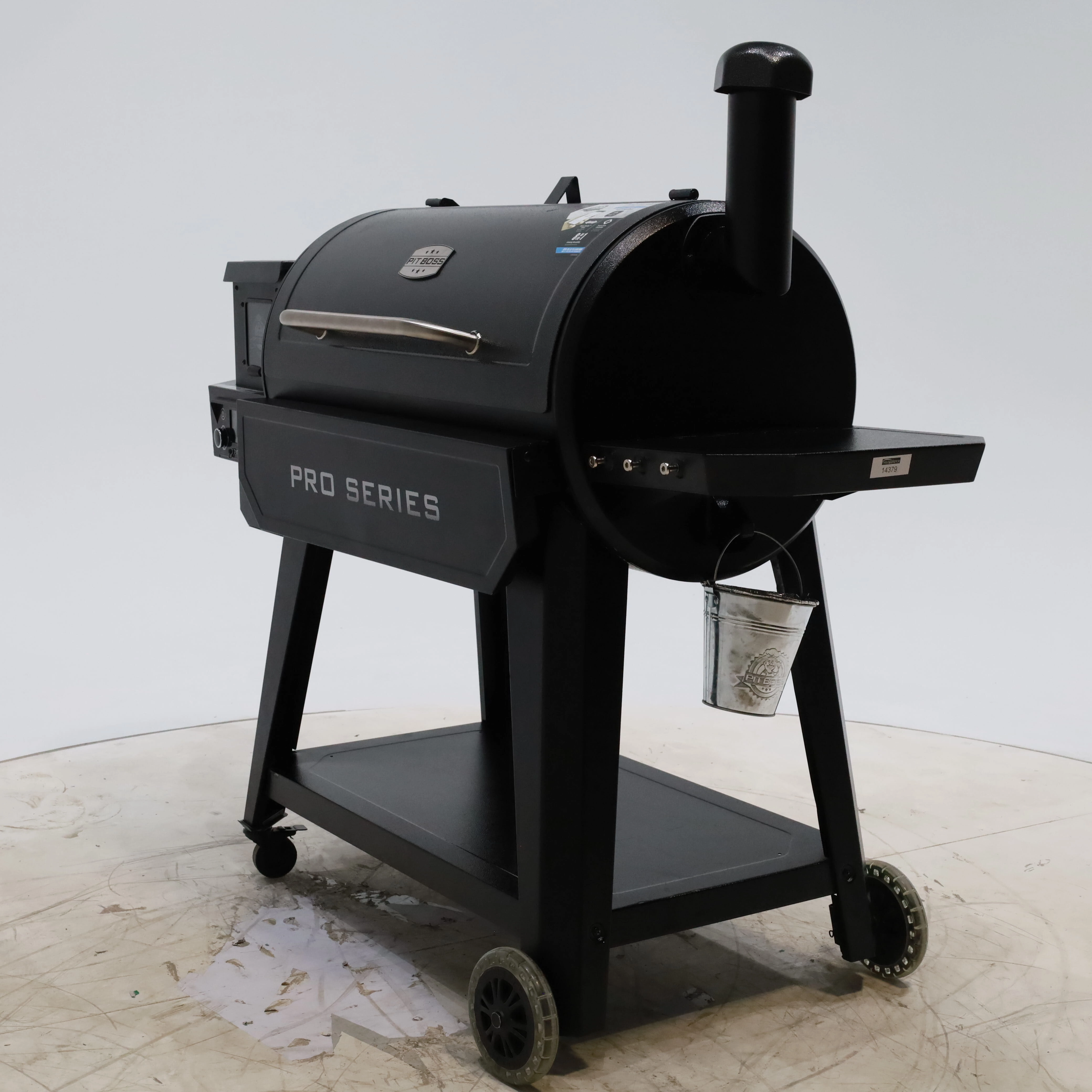 Pit Boss Wood Pellet Pro Series V3 1150-Sq in Grey Pellet Grill with Smart Compatibility - Open Box