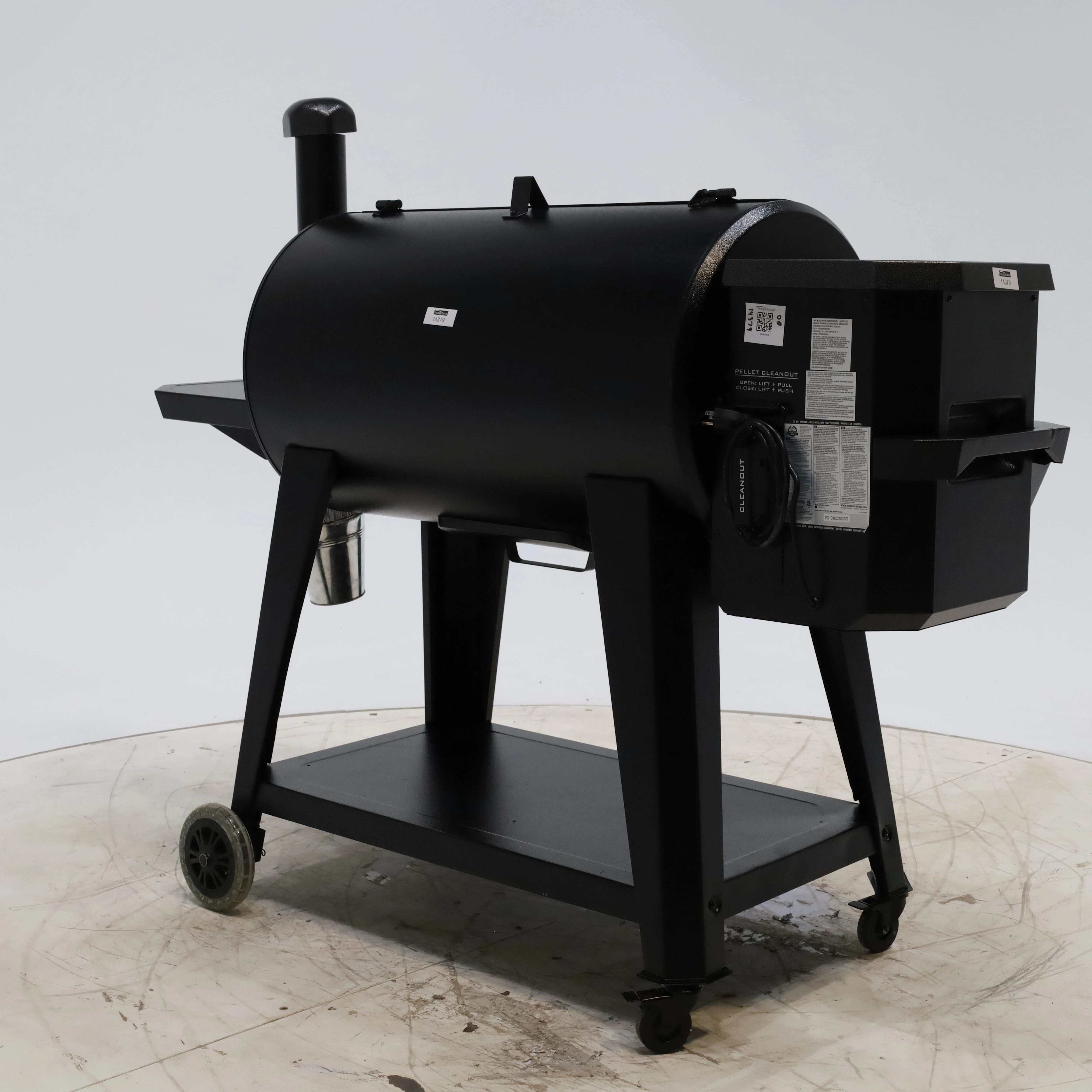 Pit Boss Wood Pellet Pro Series V3 1150-Sq in Grey Pellet Grill with Smart Compatibility - Open Box