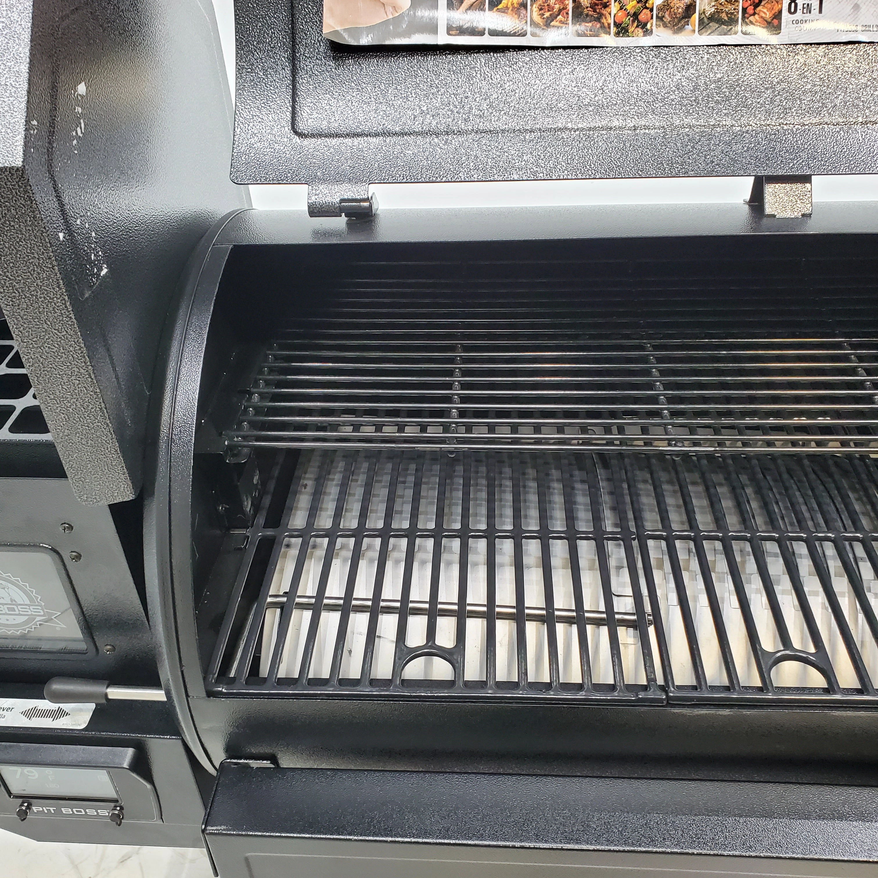 Pit Boss Wood Pellet Pro Series V3 1150-Sq in Grey Pellet Grill with Smart Compatibility - Open Box