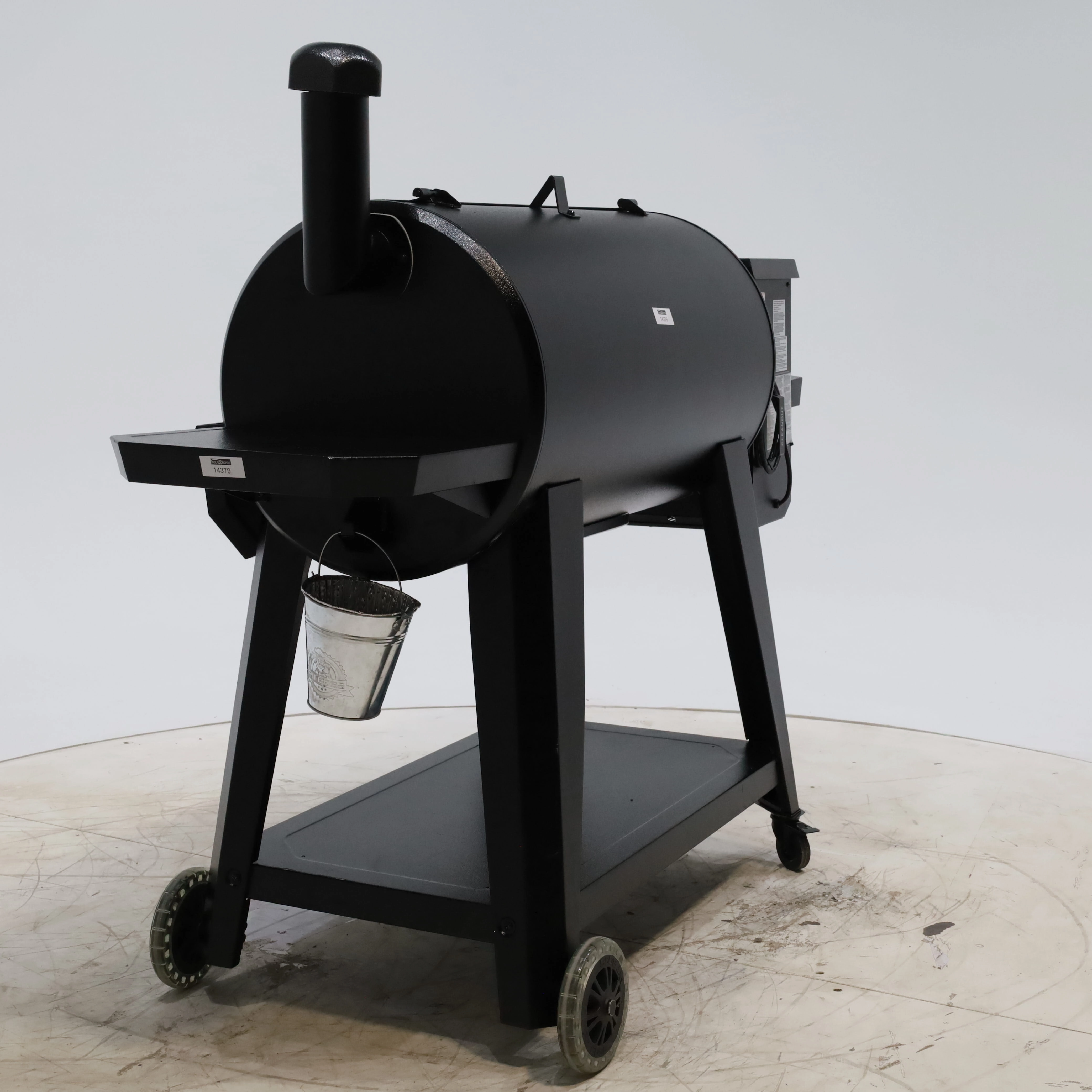 Pit Boss Wood Pellet Pro Series V3 1150-Sq in Grey Pellet Grill with Smart Compatibility - Open Box