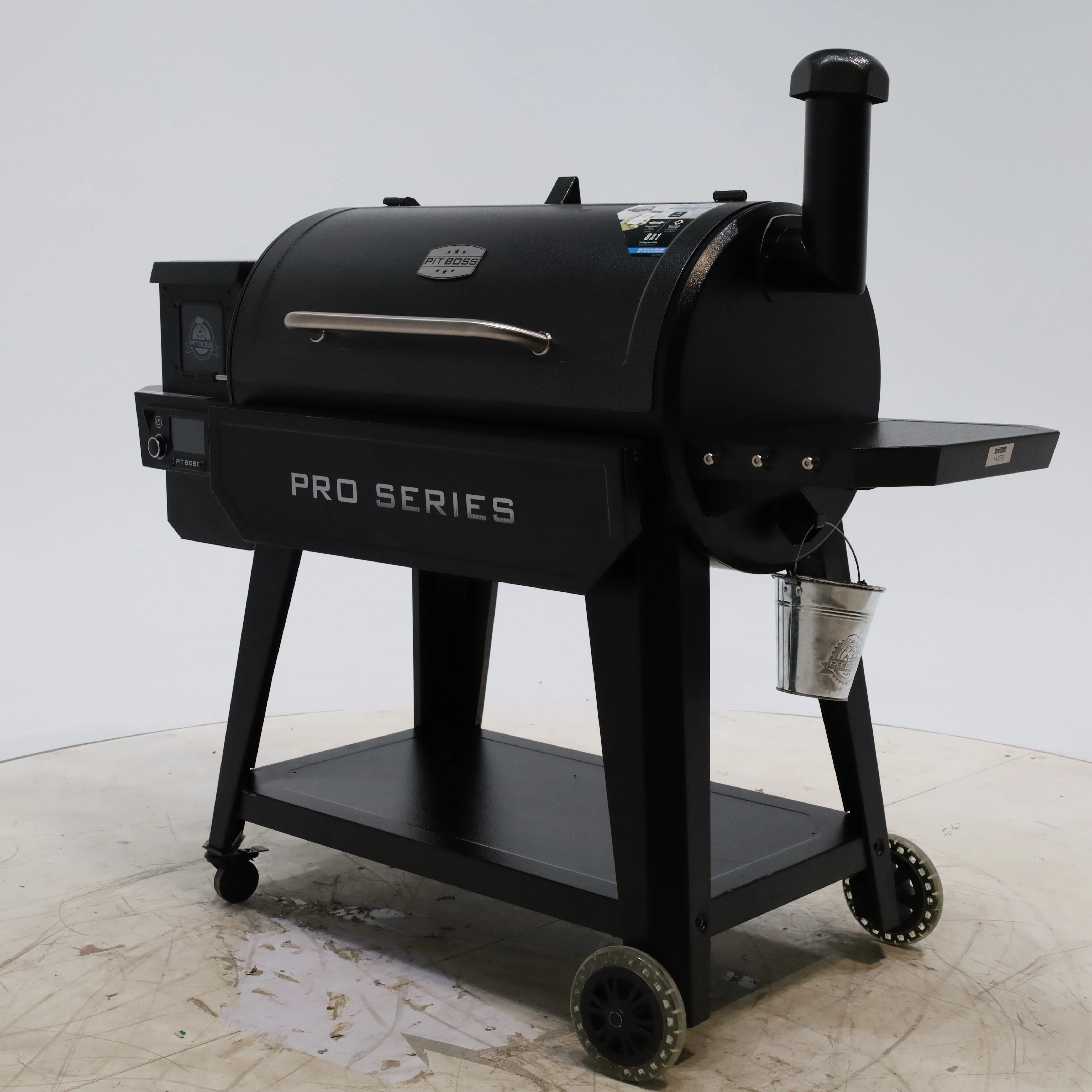 Pit Boss Wood Pellet Pro Series V3 1150-Sq in Grey Pellet Grill with Smart Compatibility - Open Box
