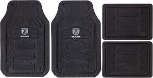 Plasticolor 001672R25 RAM WeatherPro 4 Piece Gray Logo Floor Mat Set