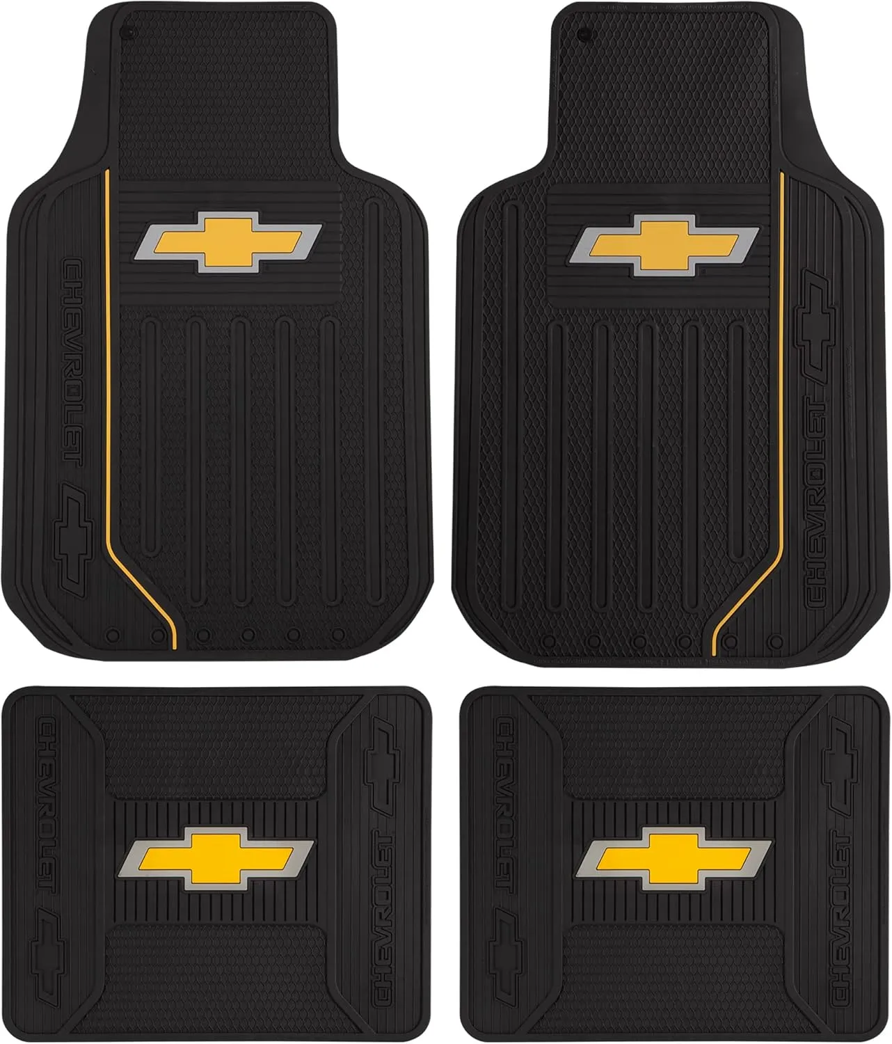 Plasticolor 001696ZX4 Chevrolet Elite Series Front and RearFloor Mat - Set of 4 peices