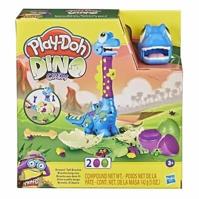 Play-Doh Dino Crew Growin' Tall Bronto Toy Dinosaur for Kids 3 Years and Up