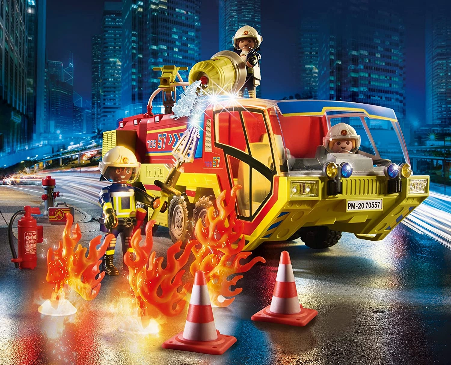 Playmobil - Fire Engine With Truck (70557)