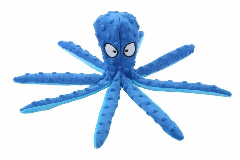 Plush Octopus Dog Toy - Bite-Resistant, Squeaky, and Interactive