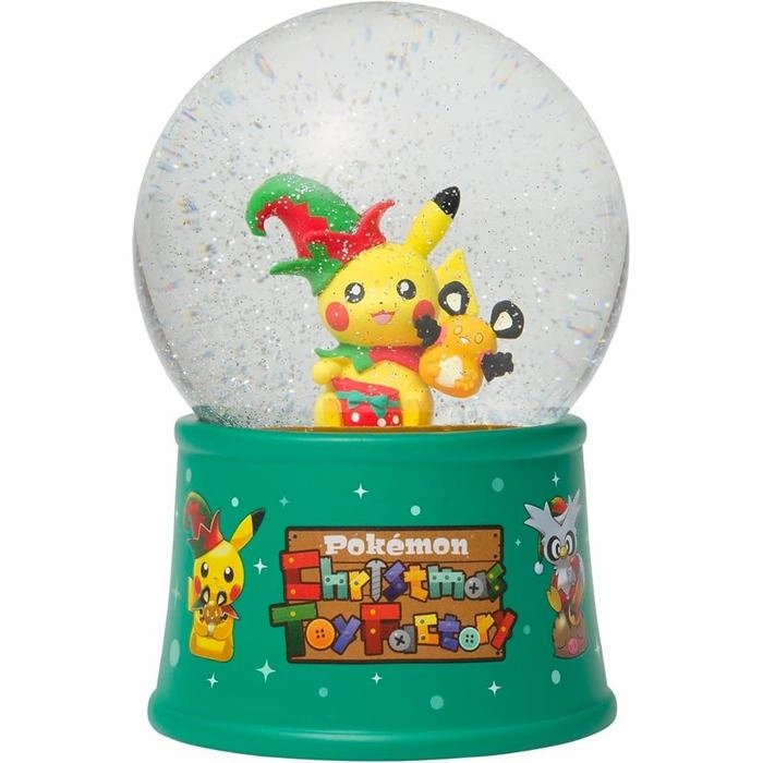 Pokémon Center Original Snow Globe – Pokémon Christmas Toy Factory