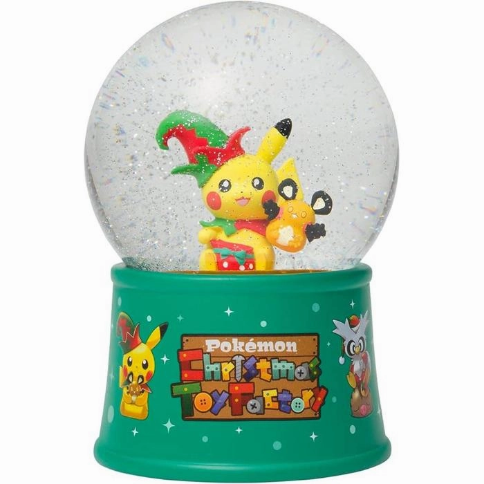 Pokémon Center Original Snow Globe – Pokémon Christmas Toy Factory