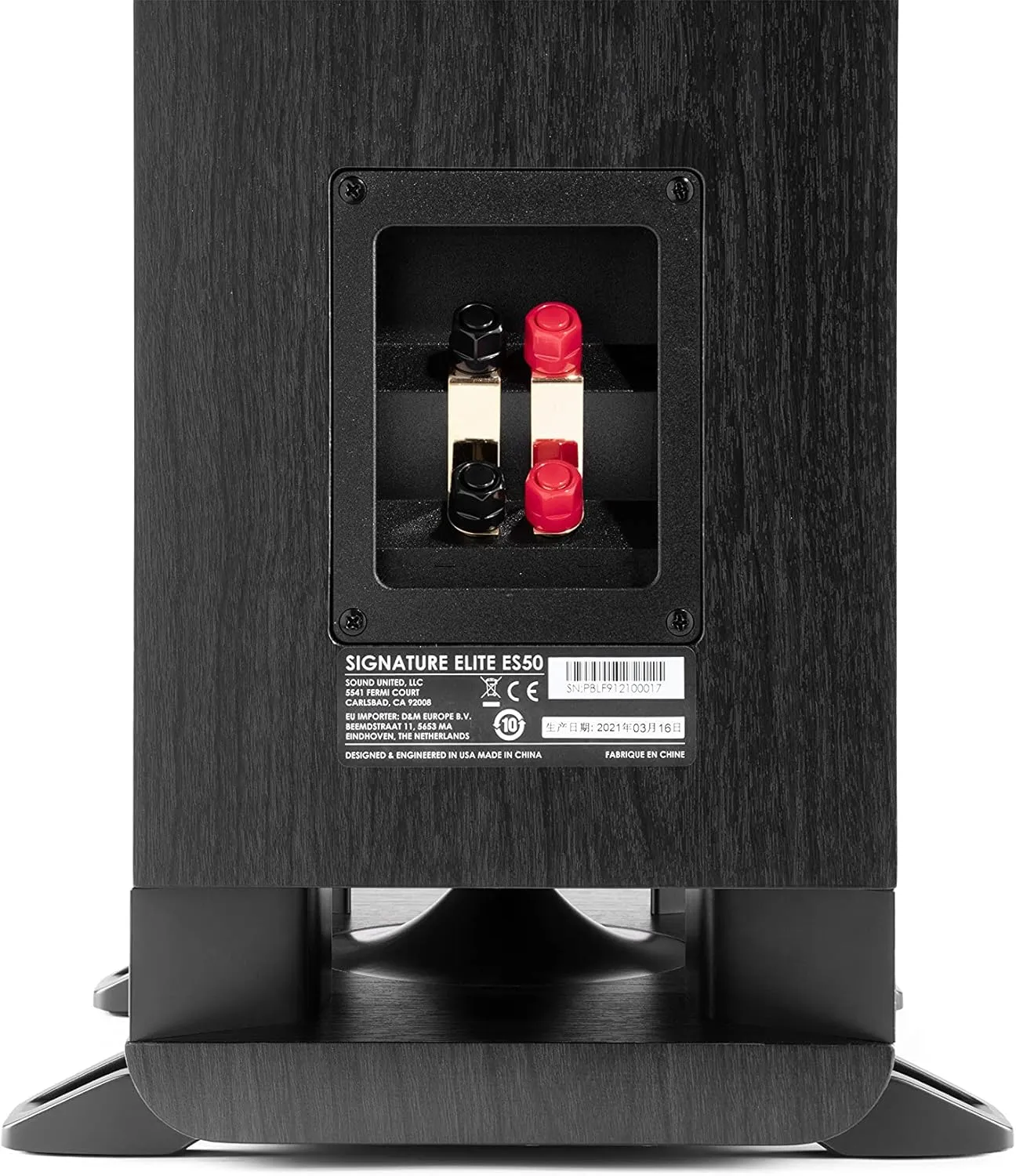 Polk Signature Elite ES50 Tower Speaker - Hi-Res Audio Certified, Dolby Atmos & DTS:X Compatible, 1" Tweeter & (2) 5.25" Woofers, Power Port Technology for Effortless Bass, Stunning Black