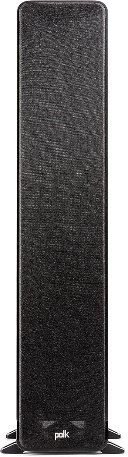 Polk Signature Elite ES50 Tower Speaker - Hi-Res Audio Certified, Dolby Atmos & DTS:X Compatible, 1" Tweeter & (2) 5.25" Woofers, Power Port Technology for Effortless Bass, Stunning Black