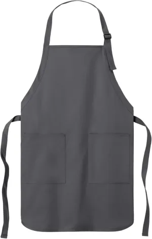 Port Authority Full-Length Two-Pocket Bib Apron