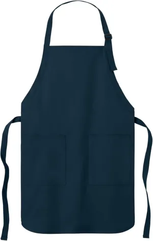 Port Authority Full-Length Two-Pocket Bib Apron