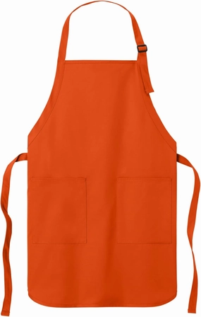 Port Authority Full-Length Two-Pocket Bib Apron