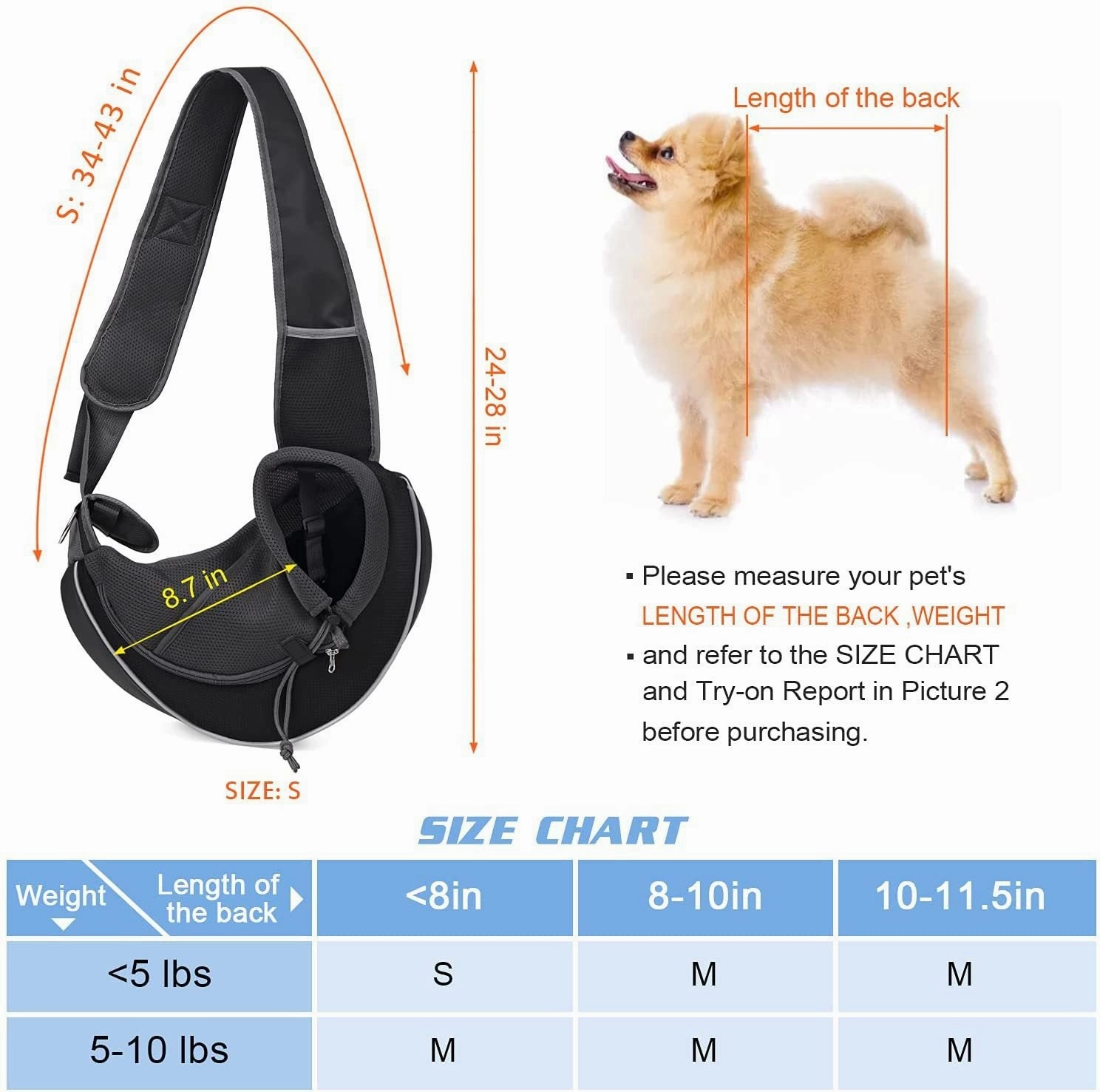 Portable Pet Carrier Crossbody Bag for Cats and Dogs