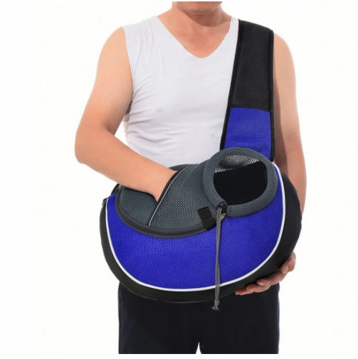 Portable Pet Carrier Crossbody Bag for Cats and Dogs