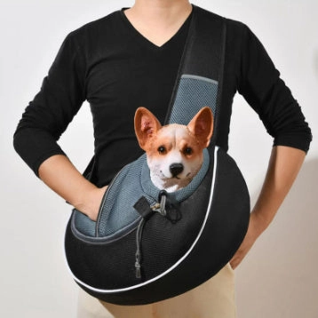 Portable Pet Carrier Crossbody Bag for Cats and Dogs