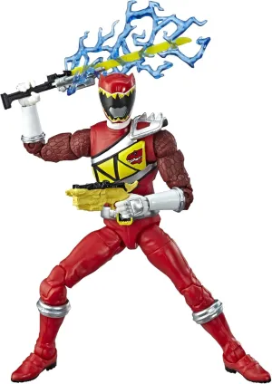 Power Rangers Hasbro Toys Lightning Collection 6-Inch Dino Charge Red Ranger Collectible Action Figure