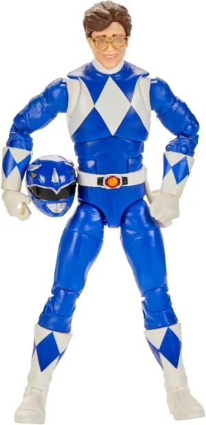 Power Rangers Lightning Collection Mighty Morphin Blue Ranger 6-Inch Premium Collectible Action Figure Toy with Accessories