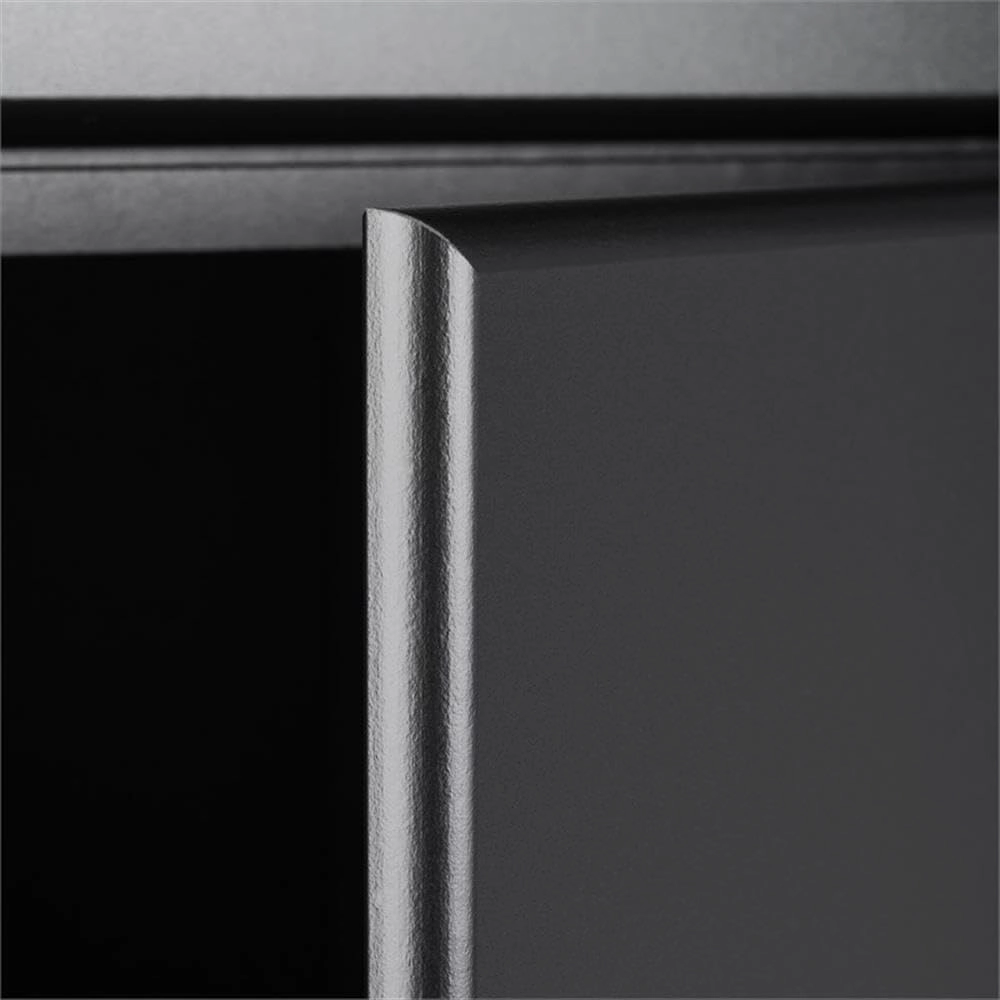 Prepac Elite Functional 4-Piece Garage Cabinets and Storage System Set F, Simplistic Garage Closet Shop Cabinets 16" D x 64" W x 89" H, Black, BRSX-1015-4M