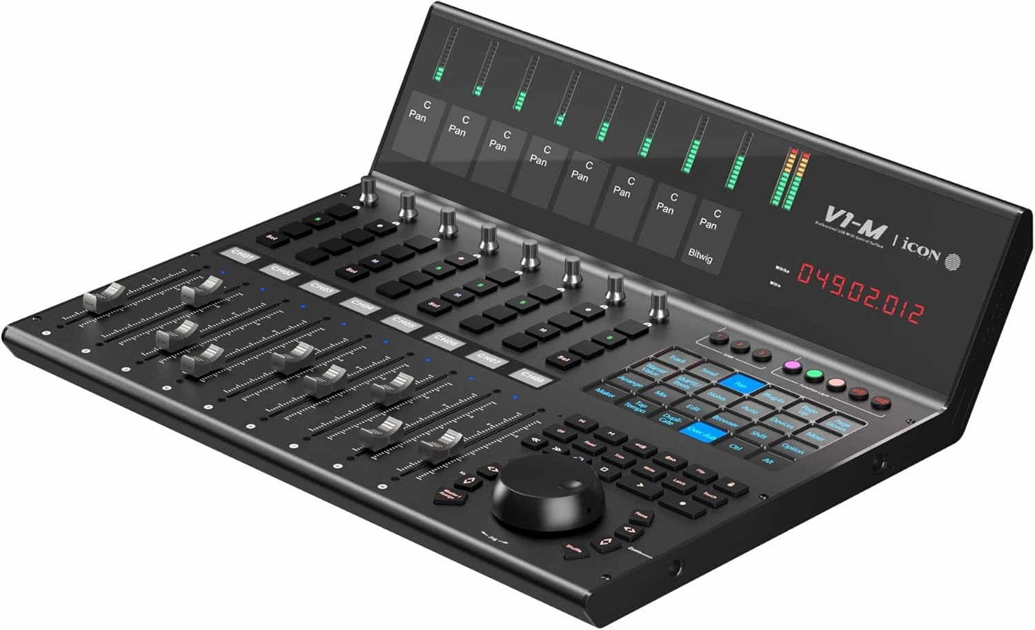 Pro Audio V1-M USB MIDI DAW Control Surface with Motorized Faders