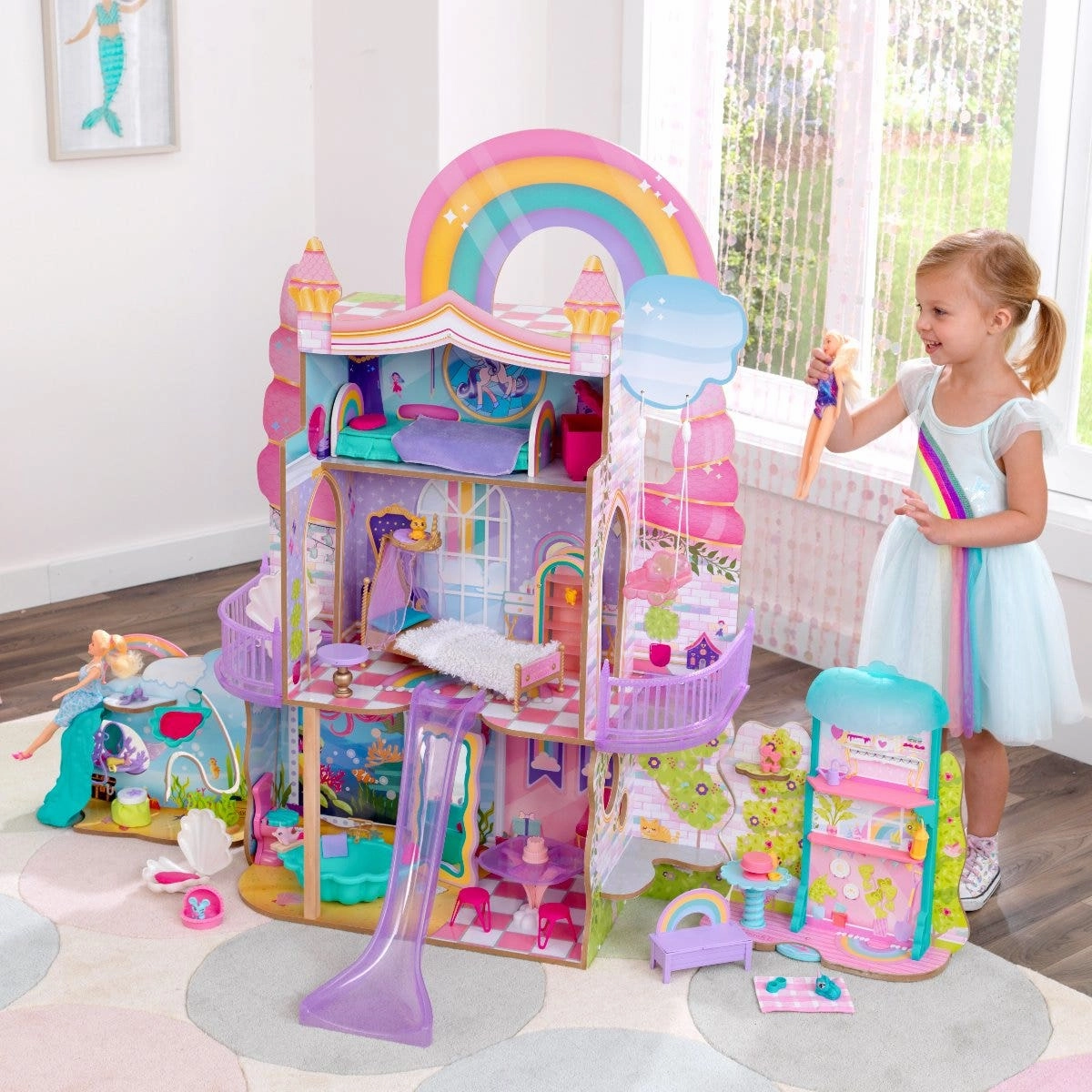Rainbow Dreamers Cloud Bedroom Furniture