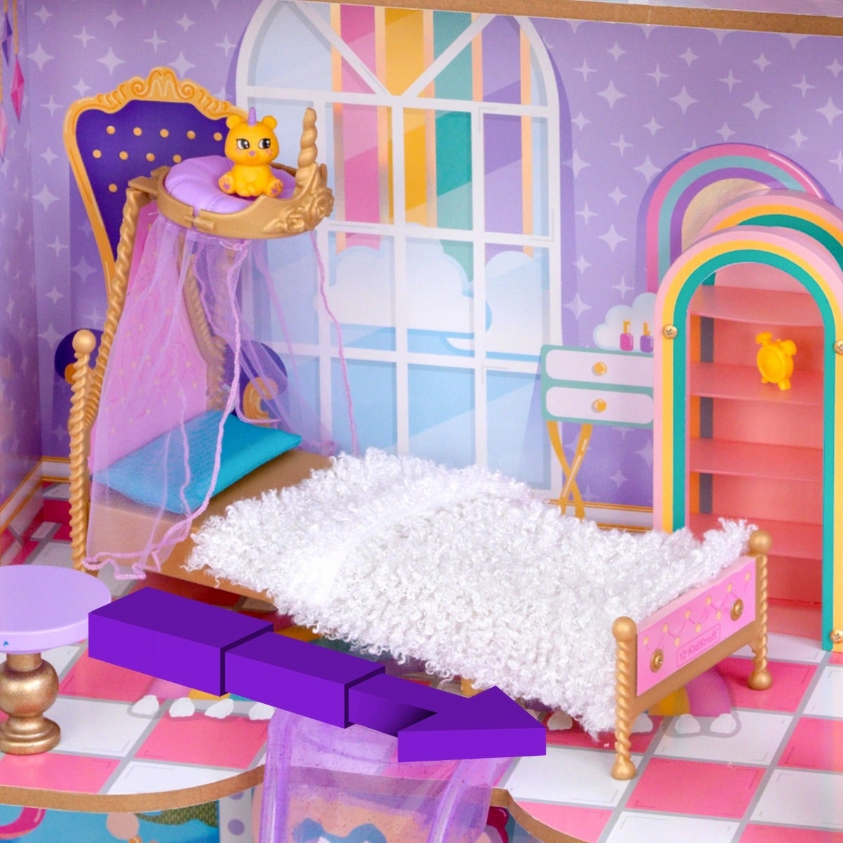 Rainbow Dreamers Cloud Bedroom Furniture
