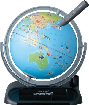 Raymay Fujii OYV403 Globe with Talking Flag Toy, Diameter 9.8 inches (25 cm)